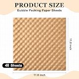 BEIBOON Paper Bubble Wrap Eco Cushioning 47.5 ft Packing Supplies view 2