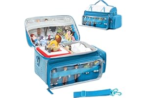 SFYBYHEART Carrying Case for Toniebox Starter Set, Tonies Figures, Tonies Characters, Cute Tonie Case, Tonies Storage and Organizer with Shoulder Strap
