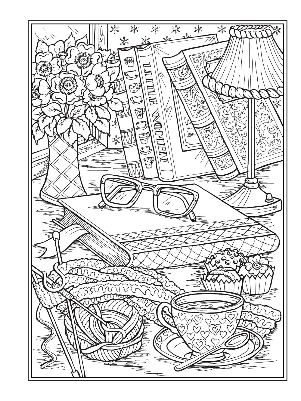 Creative Haven Afternoon Tea Coloring Book (Adult Coloring Books: Food & Drink)