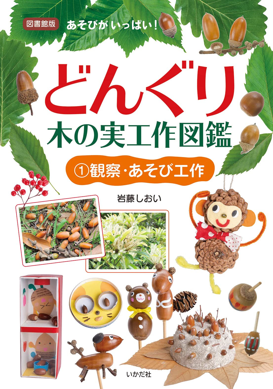 図書館版 どんぐり 木の実工作図鑑1観察 あそび工作 岩藤しおい 本 通販 Amazon