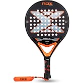 NOX Padel Racket Equation Hard 2026 | Professional Round Shape Pala Padel | Anti Vibration System AVS with Spin Technology &amp; Dual Roughness | Hard Paddle Racket for Precision &amp; High Durability