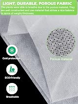 Abimars Garden Fleece Frost Protection 2m x 5m 30gsm Non-Woven Cover view 3