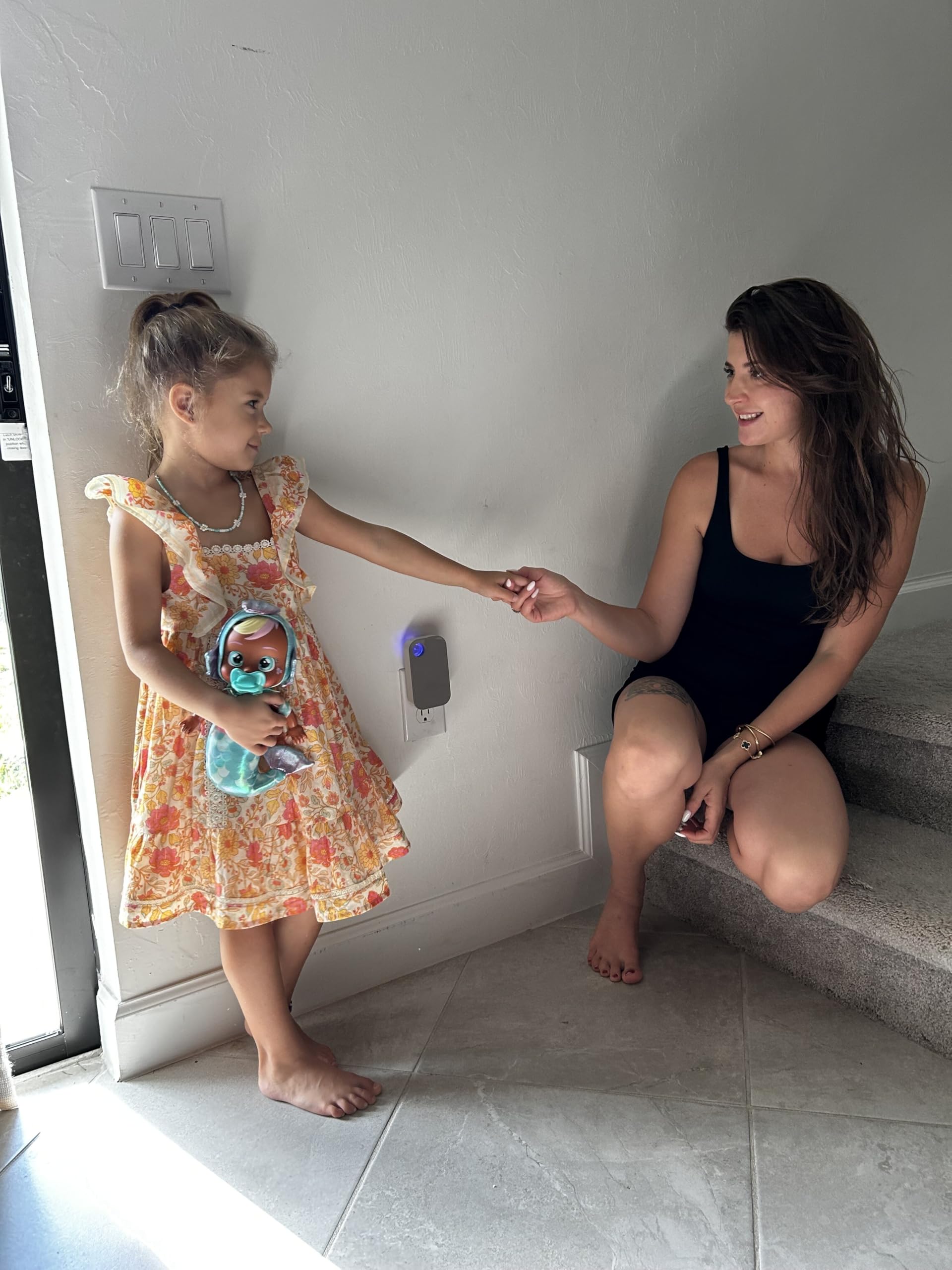 Ion Pure Plug In Air Purifier for Home | Negative Ion Technology for Allergen and Odor Reduction No Filter Compact, Quiet Operation Air Ionizers for Home Kitchen, Bedroom, Bathroom Air Purifiers