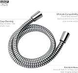Mira Showers Zest Universal Shower Hose 1.5m Chrome Easy Clean Anti-Kink view 2