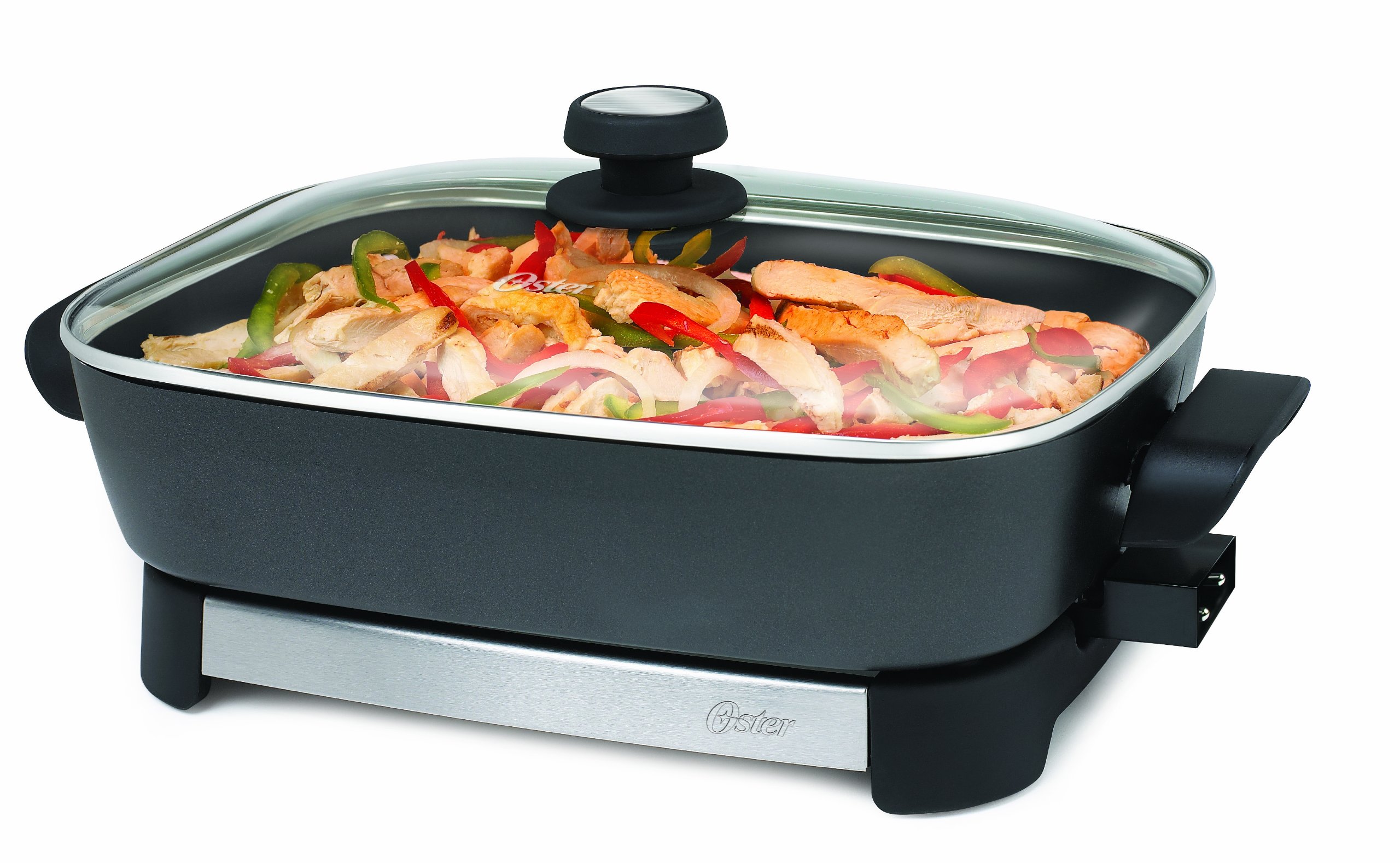 Oster Electric Skillet, 16 Inch, Black/Stainless Steel (CKSTSKFM05) 34264440265 eBay