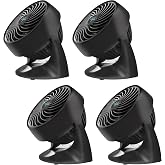 Vornado 133 Personal Air Circulator Fan, Black, 2 Speeds, Adjustable Head | Small Room Air Circulator, Table Fan for Desk, Nightstand