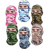 Xeoxarel 6 Pack Balaclava Ski Mask for Men/Women, Full Face Cover