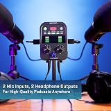 Zoom P2 PodTrak Mobile Podcast Recorder with USB Mic Connection view 2