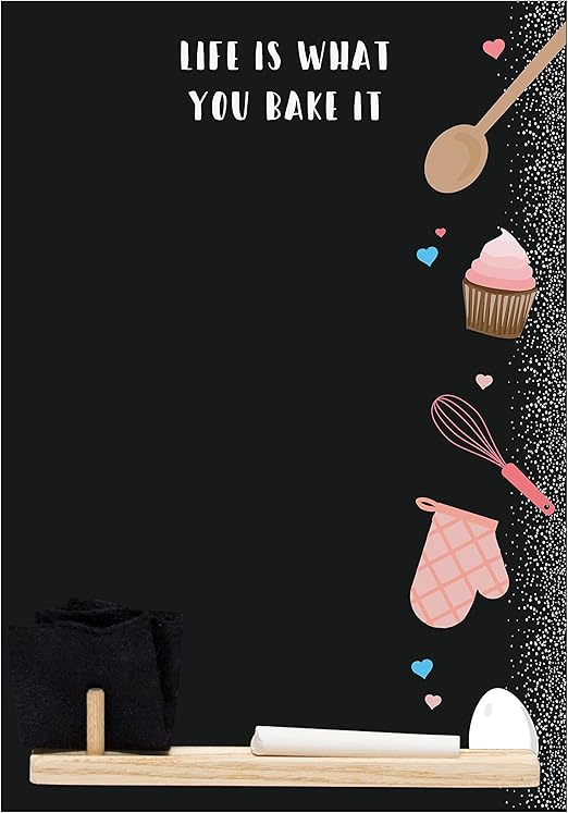 Amazon Com Chalkboards Uk Bake It Small Memo Black Chalkboard