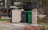 Keter Store-It Out Midi Outdoor Garden Storage Shed Beige Brown 130x74x110 cm view 2