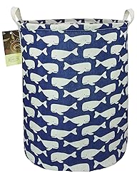 HUNRUNG Laundry Hamper,Large Canvas Fabric