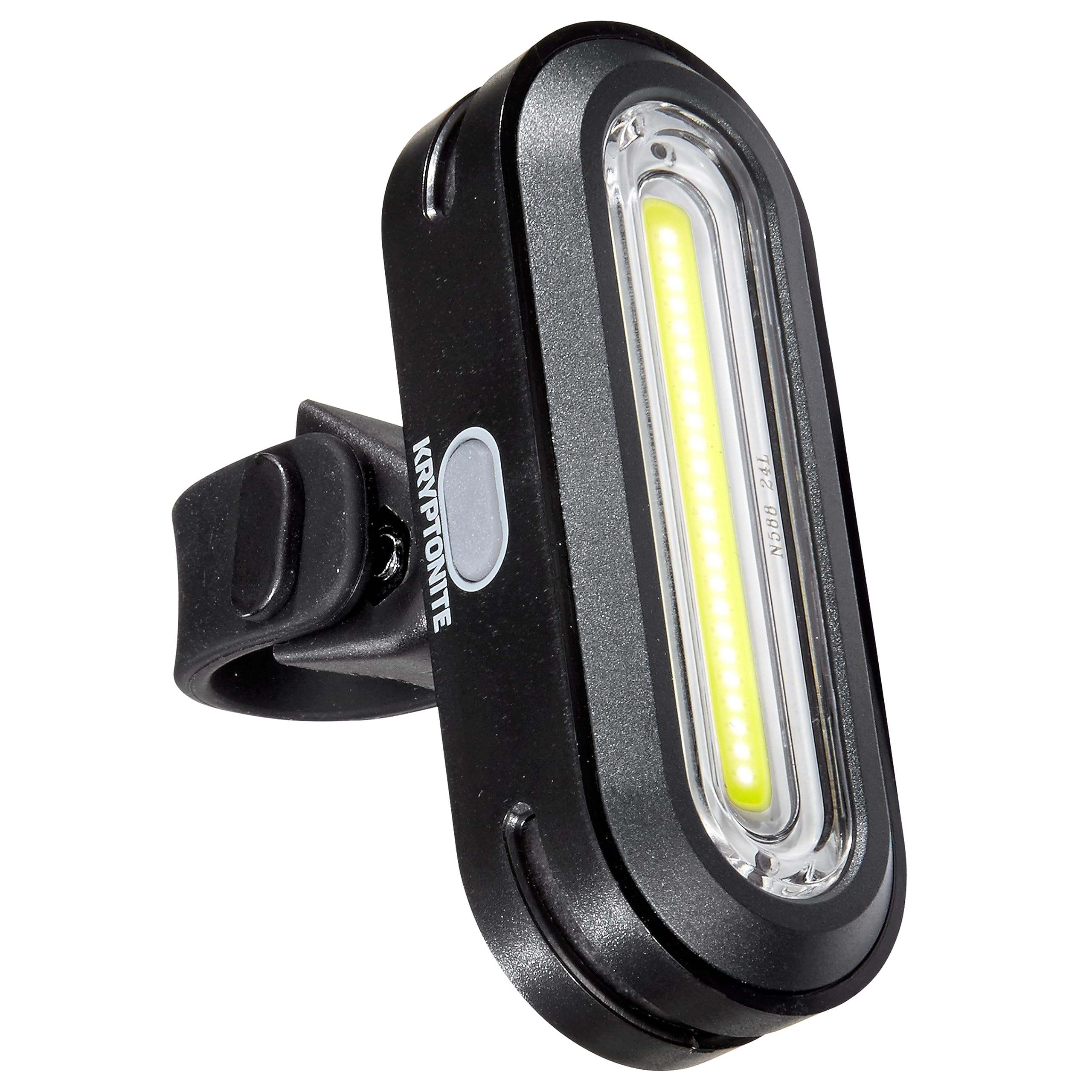 Kryptonite Unisex Adult Avenue F-100 Basic USB COB Front Lights - Black, Standard