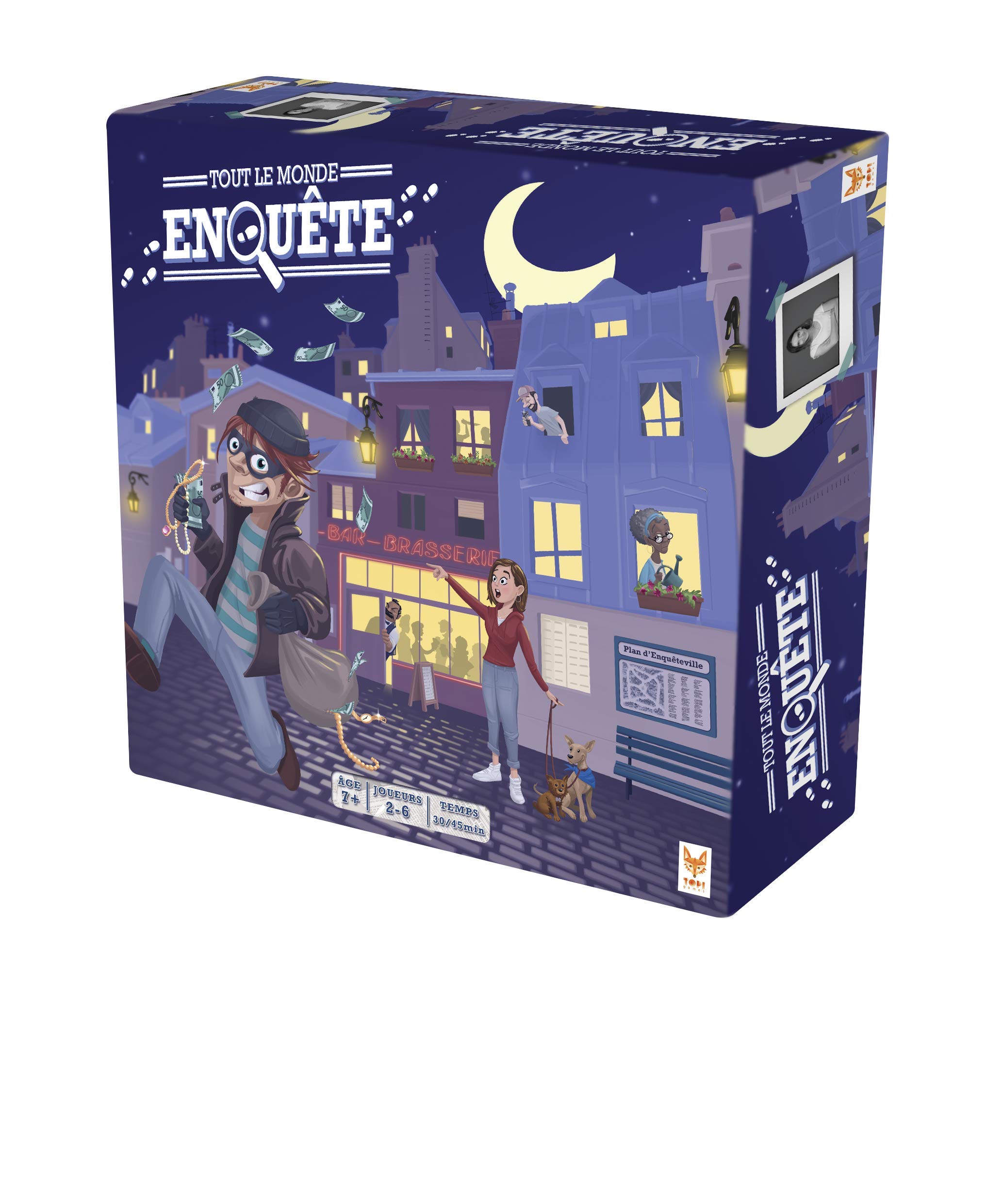 TOPI GAMES Company Games, TME-519001, Blue, Purple, Black White