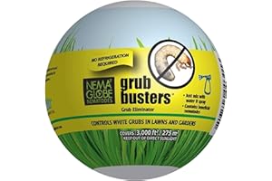 The Environmental Factor Grub Busters Beneficial Nematodes for Lawn & Garden – Natural Treatment for White Grubs, Japanese Beetles, Billbugs, Chafer, Flea Larvae & More – Covers 3,000 ft