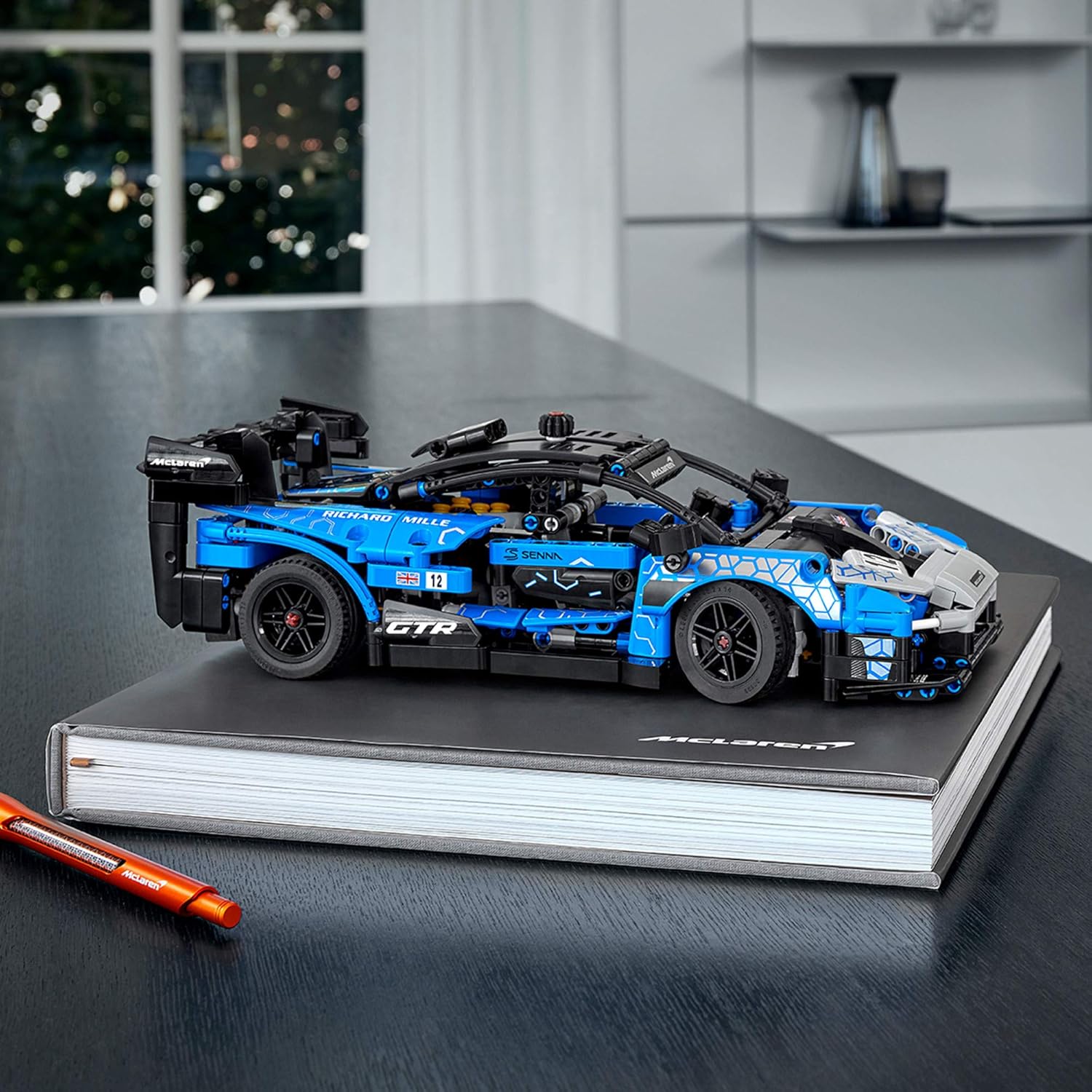 LEGO Technic McLaren Senna GTR 42123 Toy Car Model Building Kit; Build and Display an Authentic McLaren Supercar, New 2021 (830 Pieces): Toys & Games