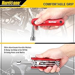 HURRICANE 6 in 1 Folding Nut Driver Set SAE, Hex