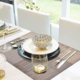 Aofmee Placemats Set of 6 Heat Resistant Vinyl Table Mats 45x30 cm view 7
