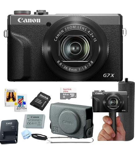 Amazon.com: Canon PowerShot G7 X Mark III ++ 64GB Memory +