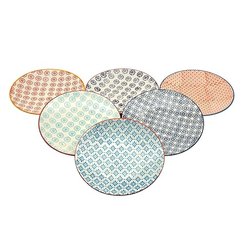 Nicola Spring Patterned Dinner Plates 255mm (10 Inches) 3 Designs