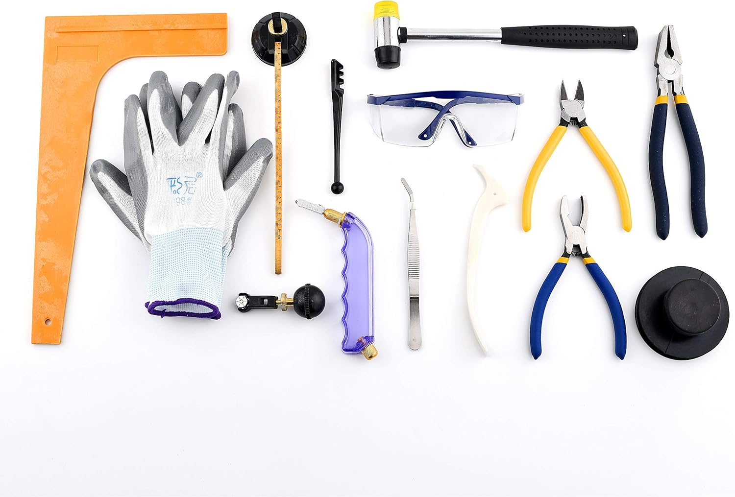 Professional 14 Pieces Mosaic Tile and Stained Glass Start