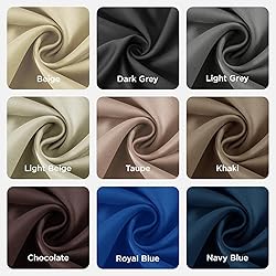 Joydeco Blackout Curtains 54 Inch Length 2 Panels