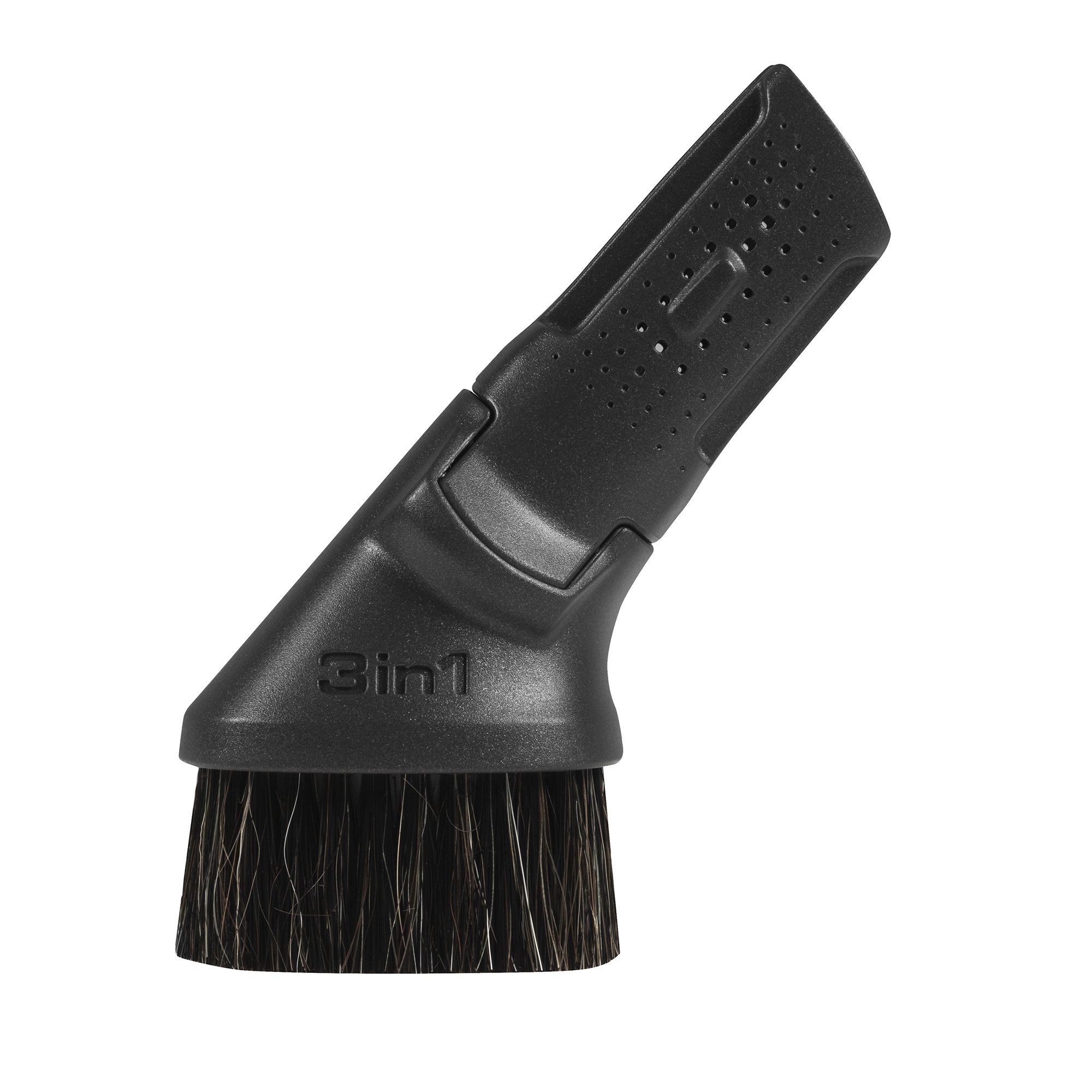 AEG AZE117 3-in-1 Vacuum Nozzle – Brush, Crevice & Upholstery Tool, 36 mm Oval Connection, Compatible with Selected AEG & Electrolux Canister Vacuums, Black