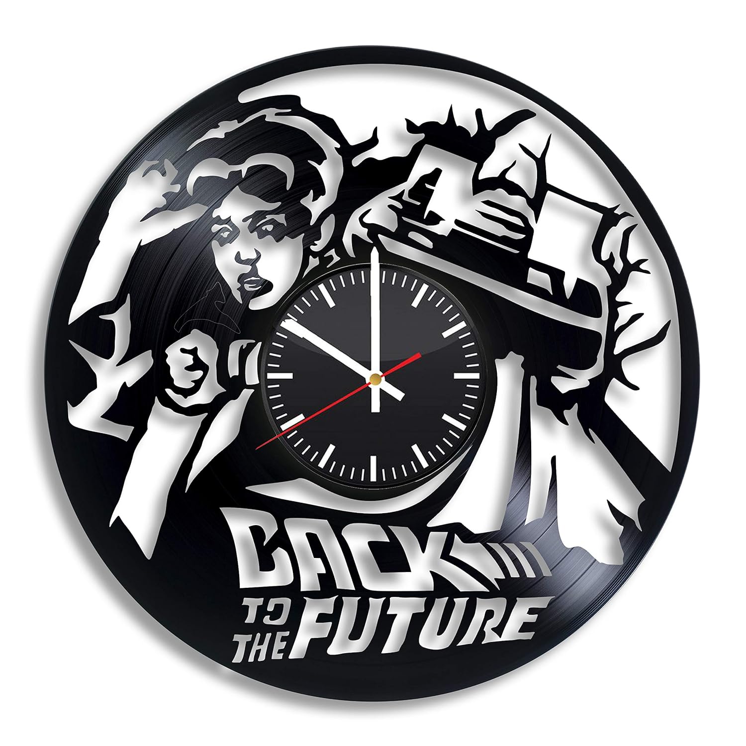 Amazon Com Back To The Future Vinyl Record Clock Wall Art Living