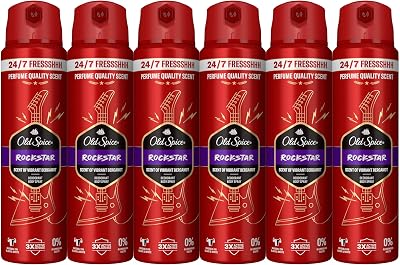 Rockstar Desodorizante Corporal Spray Para Homens, 150 ml