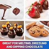 Koolatron Total Chef Chocolate Melting Pot 8.8 oz Fondue Set Red view 5