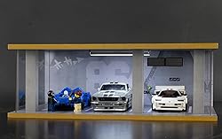 1/24 Scale Die-cast Car Diorama Display Case with