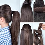 WILLBOND 8pc Hair Styling Base Set Sponge Inserts Bun Maker Braid Tool Women DIY view 2