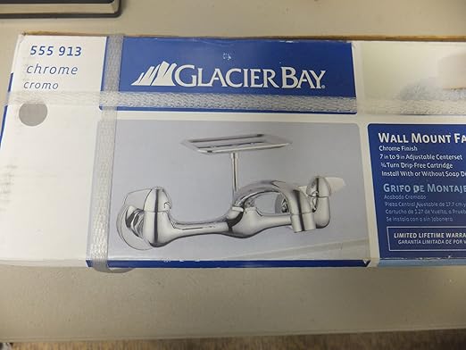 Glacier Bay Wall Mount Faucet Bar Sink Faucets Amazon Com