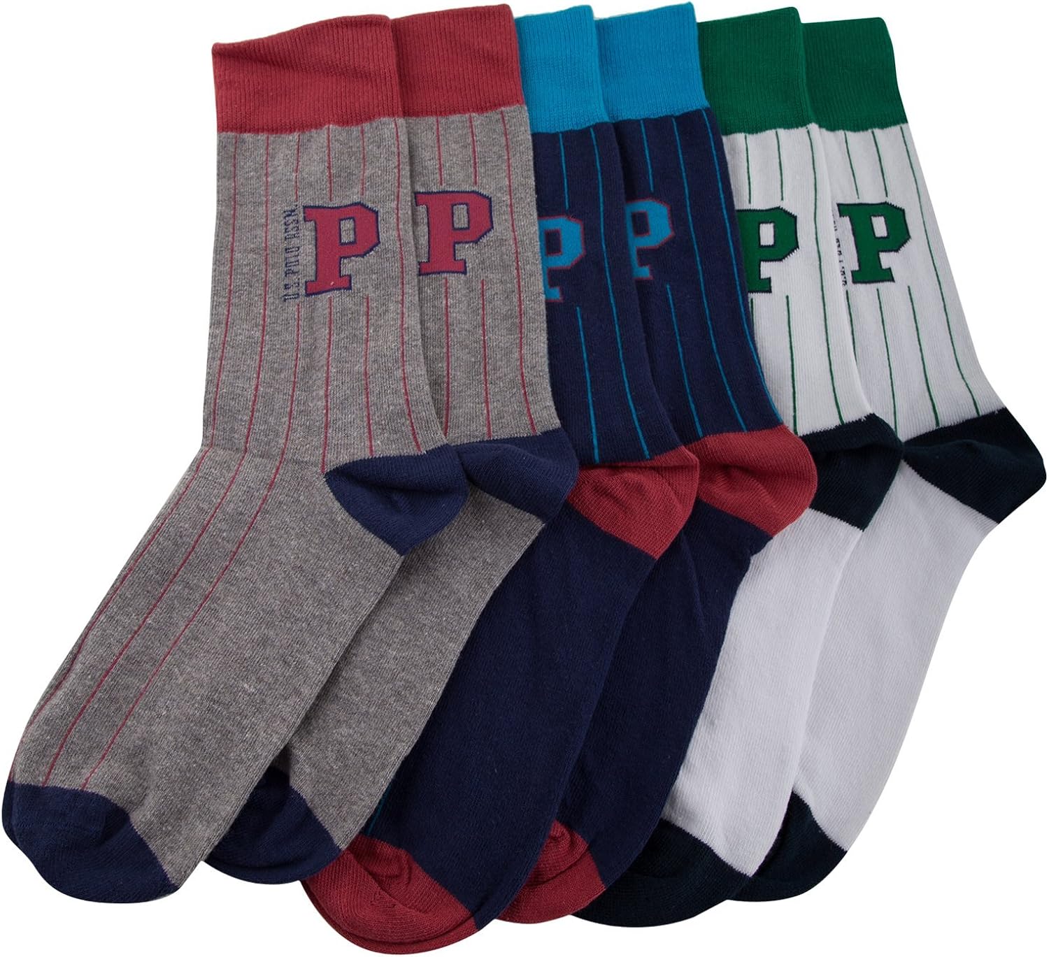 US Polo Association Men's Cotton Socks Pack Of 3 With A Autumn Soap