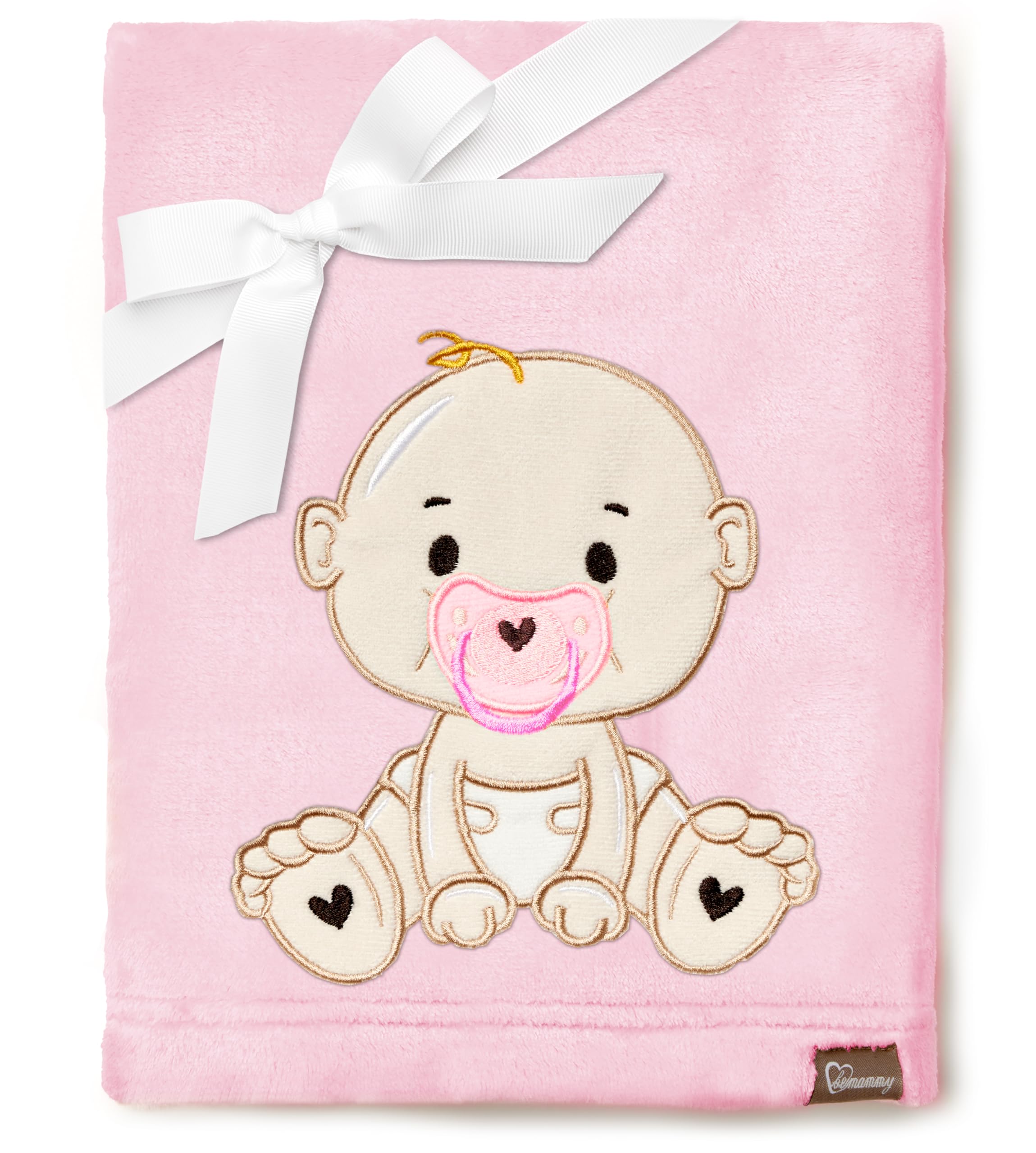 Be Mammy Warm Children Baby Cosy Blanket Baby Gift BE20-168 (Powder Pink - Girl)