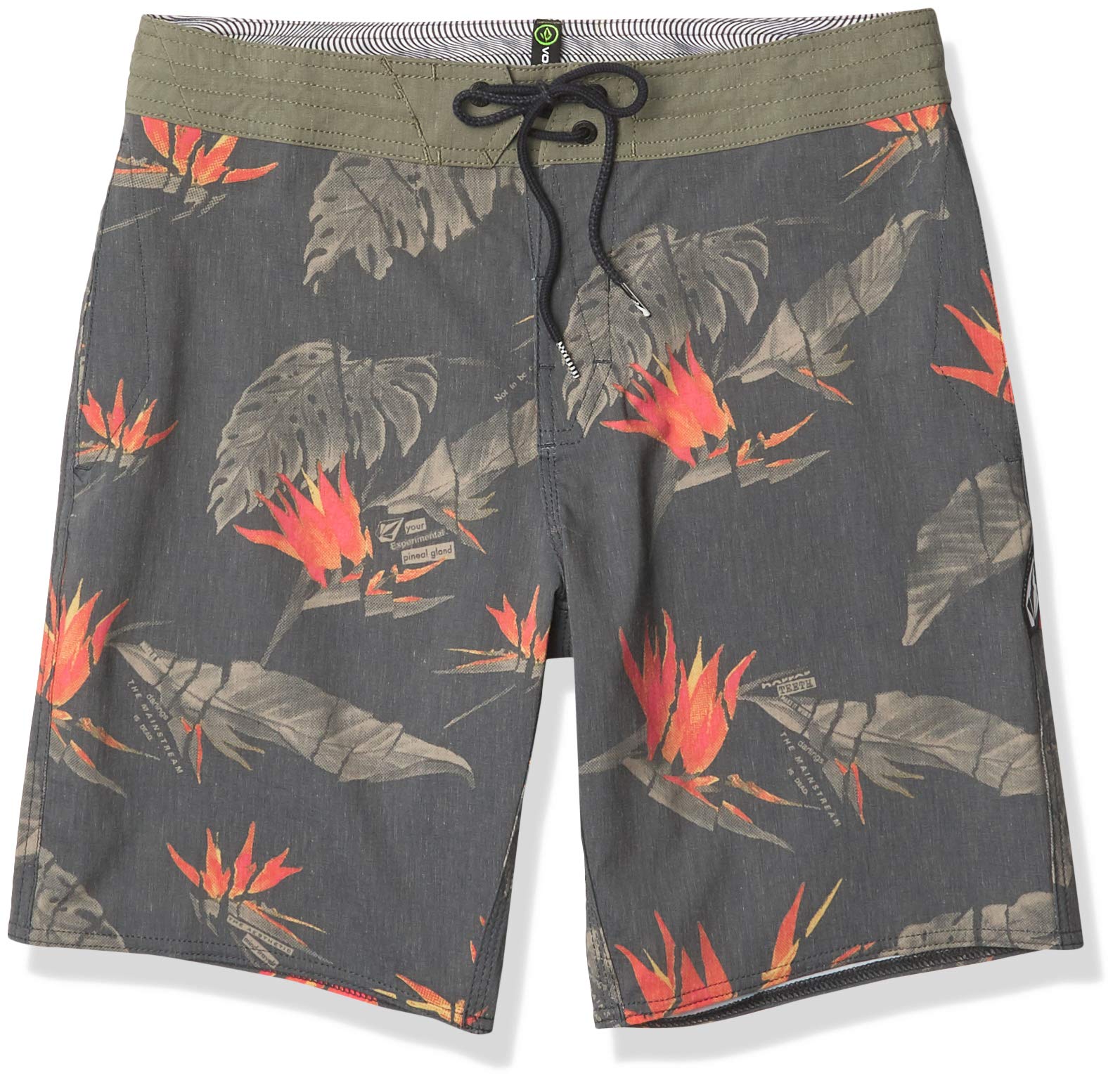 Volcom Men's Floral Erupter Stoney 19' Boardshort