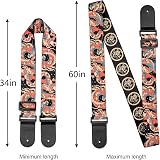 BestSounds Azure Dragon Guitar Strap 2 in 1 Strap Locks Strap Button view 2