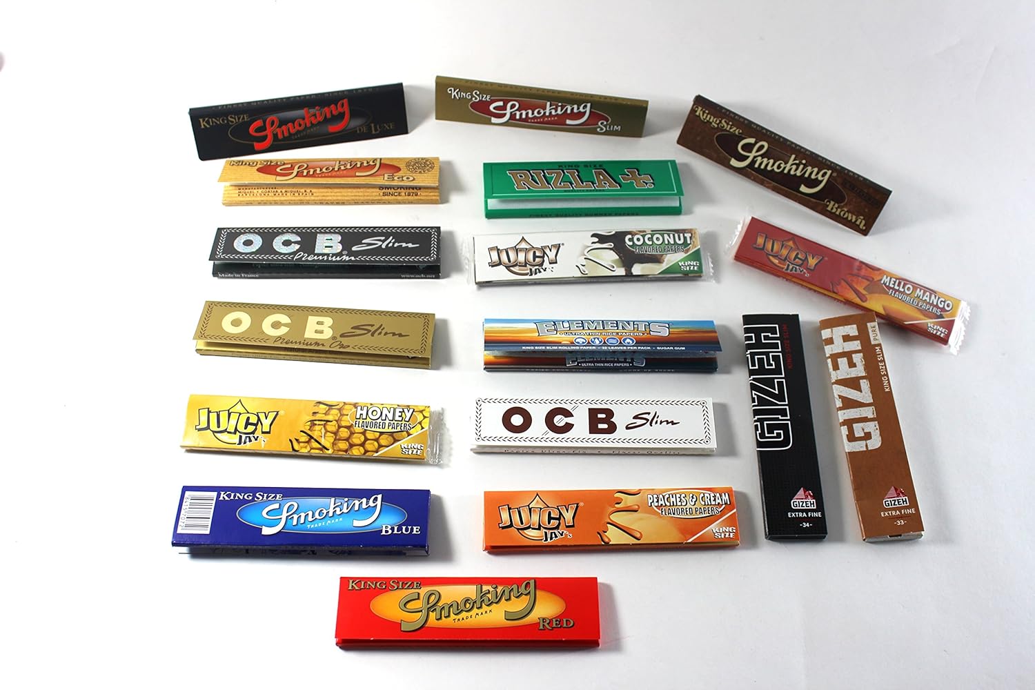 kogu Long Papers Überraschungs-Set, 10 Stück - Lange Blättchen, King Size Zigarettenpapier ...