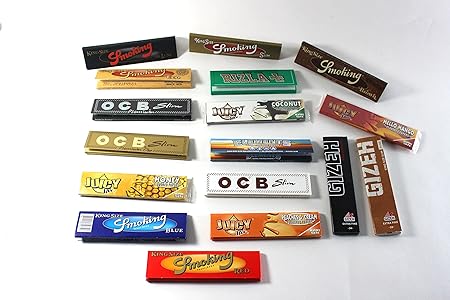 Papers Set Long - Set aus Verschiedenen King Size Zigarettenpapier Probierset (10 Stück)