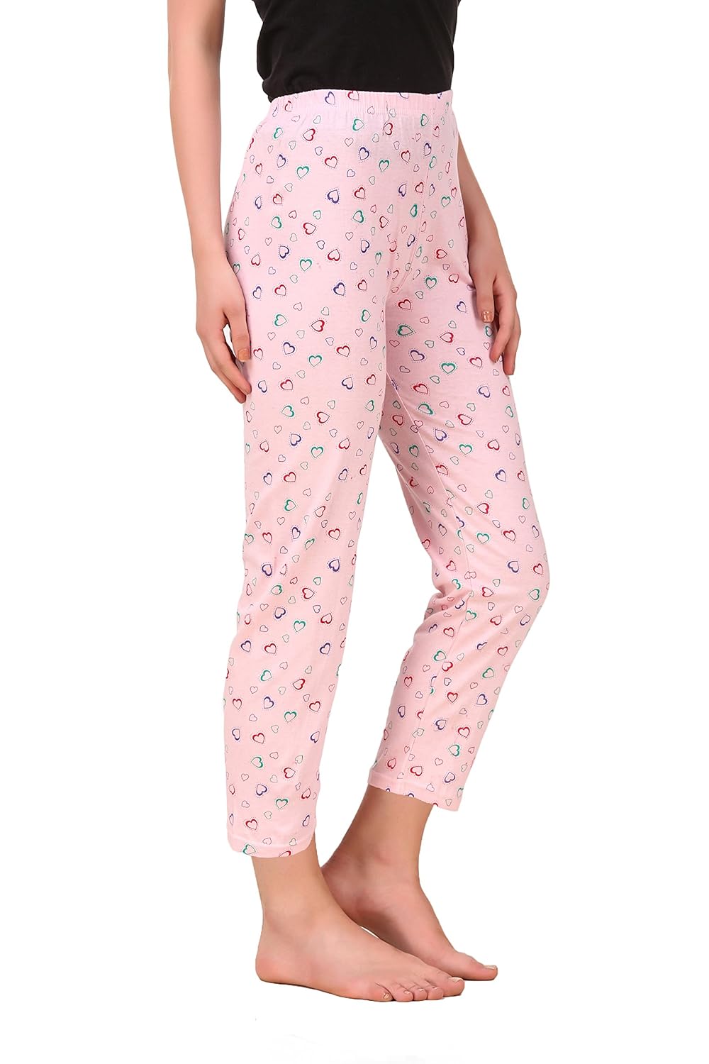 masha women's cotton printed multicolor pyjama