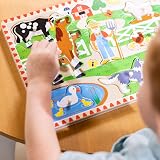 Melissa & Doug Old MacDonald’s Farm Wooden Animal Sound Puzzle for Toddlers 2+ view 6