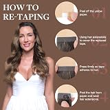 GOO GOO Tape In Hair Extensions 14 inch 100g 40pcs Brown Blonde 4/27/4 view 3