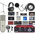 Focusrite Scarlett Solo 2x2 USB Audio Interface Full Studio Bundle with Creative Music Production Software Kit