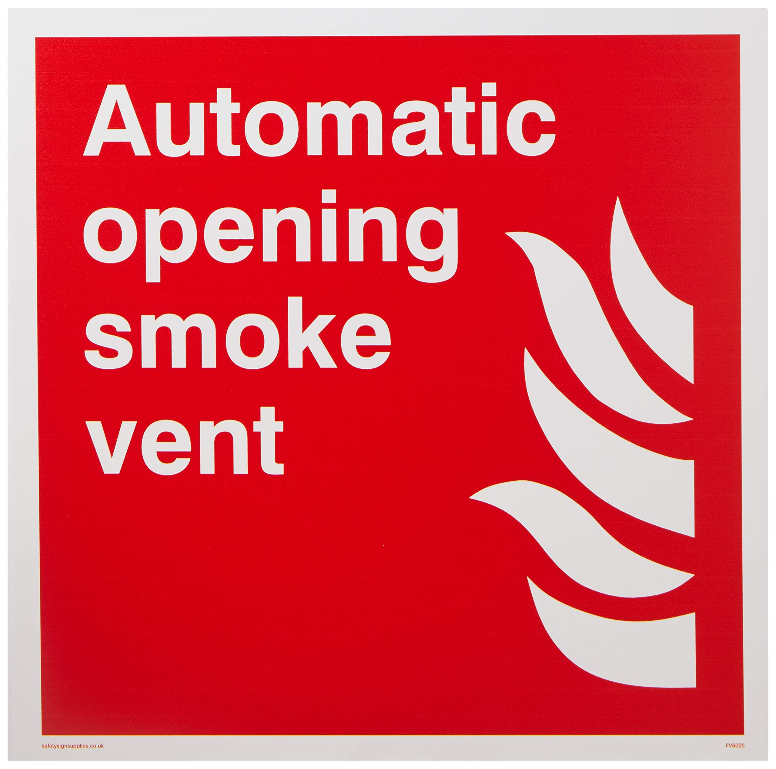 Automatic opening smoke vent