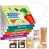 Magnetic Keto Food Cheat Sheet, Ketogenic Food Guide Booklet with 72 Removable Blank Labels Weight Loss Planning Tool Low Car