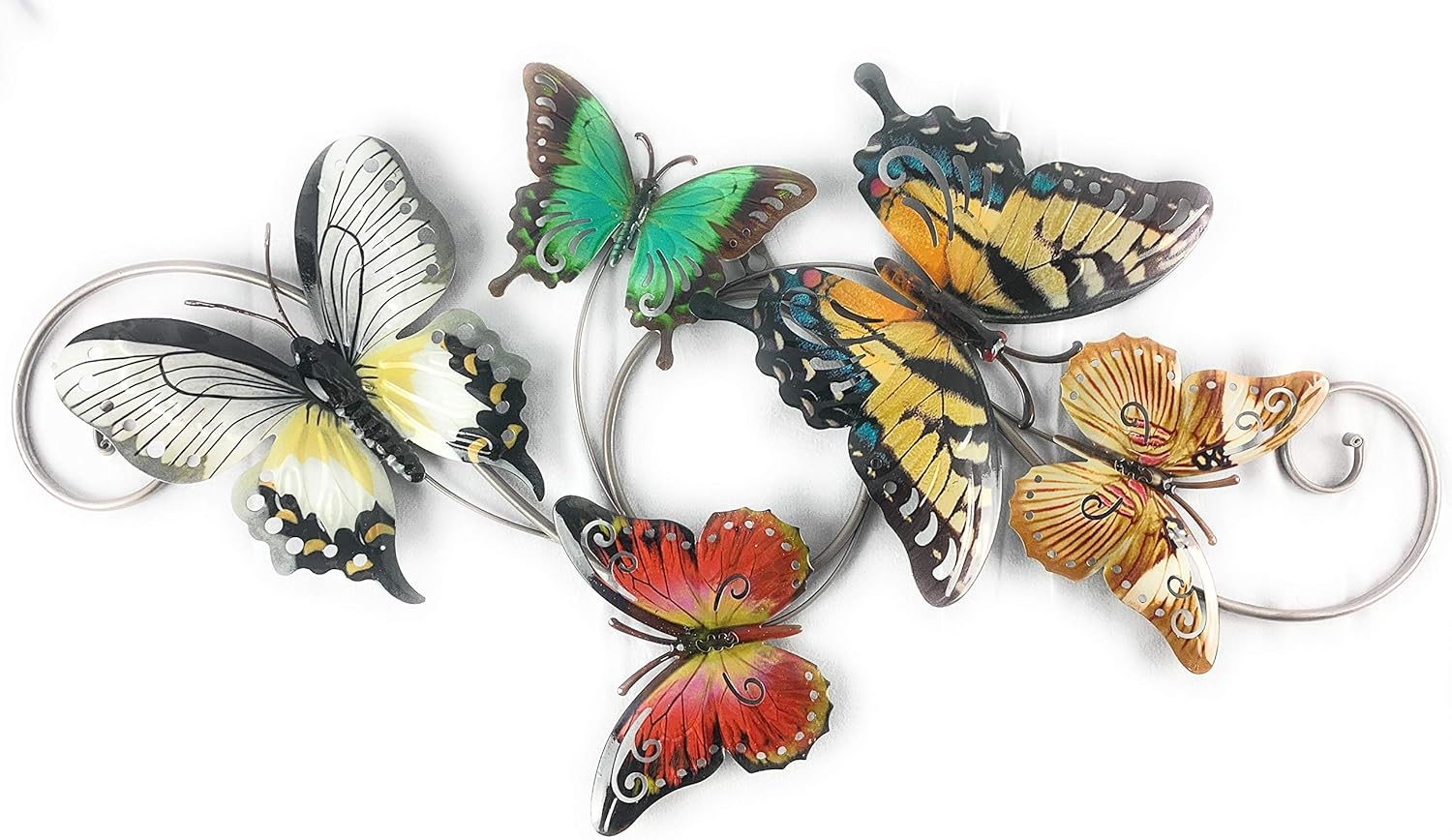 Metal Butterfly Wall Decor 3D Art Sculpture Hangings for