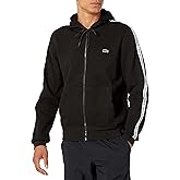 Lacoste mens Full Zip Hooded Taping Sweatshirt