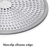 OXO Good Grips Shower Stall Drain Protector White/Black A view 4