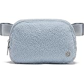 Pander Fanny pack Everywhere Fleece Belt Bag for Women and Men with Adjustable strap Belt, 1L. (Windmill Blue)