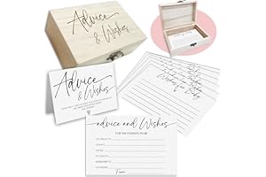 IKFRGN Baby Shower Advice Cards Set, 50 Pcs Minimalism Grey Advice For The Parents-To-Be, Wishes For Baby Cards, Advice And Wishes Cards For New Parents, Baby Shower Favors And Decorations-A03