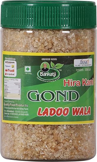 BANKATJI GOND LADOO WALA (Edible Gum) Hira Kani 400 GM (1.5 NO)